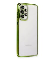 Galaxy A53 5G Kılıf Razer Lensli Silikon - Yeşil