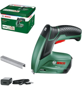 Bosch Akülü Zımba Veya Çivi Çakma Tabancası (Entegre Akü, 3.6 Volt, 30 Darbe/Dak, Metal Kutuda) (Standart)