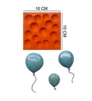 ŞEKER HAMUR KALIBI SİLİKON BALON 10*10 CM