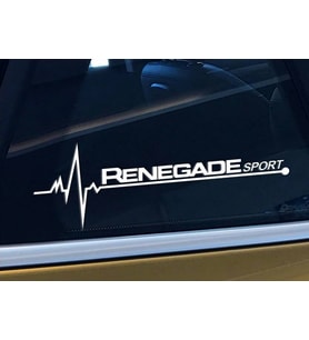 Renegade Yan Cam Sticker Oto Kapı Çıkartma Tuning oto 20 cm x 7 cm yazı 239