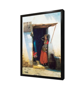 Kadın Çerçeveli Mdf Tablo