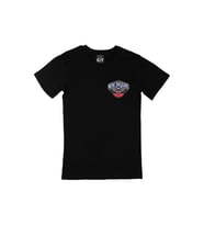 New Orleans Pelicans Cep Logo Tasarımlı Siyah Tişört