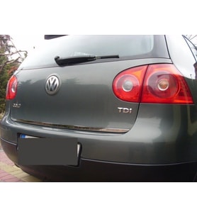 Volkswagen Golf 5 Formlu Krom Bagaj Alt Çıta 2005-2009 Paslanmaz