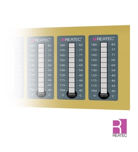Sıcaklık-Isı Ölçüm Etiketi Ölçüm Aralığı 40°C-82°C / 104°F-180°F (5adet)