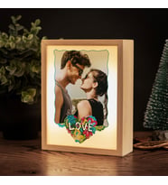 Love Fotoğraf Baskılı Dekoratif Led Lamba