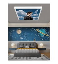 Harry Potter Avize, 60X60 LED-60WATT- ÇOCUK ODASI TAVAN LAMBASI, MODERN YENİ TAVAN AVİZE, Beyaz ışık