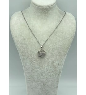Çelik Silver Dönen Kolye - 25-ctr113