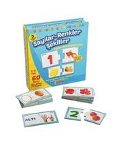 1444 EĞLENCELİ BUL SAYILAR RENKLER ŞEKİLLER