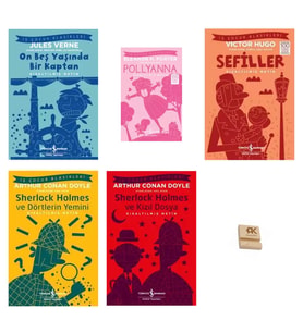İş Çocuk Klasikleri 8-13 Yaş 15 Yaşında Kaptan Pollyanna Sefiller ve Sherlock Holmes Serisi