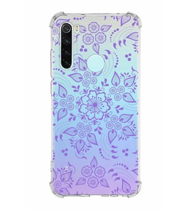 Xiaomi Redmi Note 8 Köşe Korumalı Antişok Kapak Nostalji Desen Tasarımlı Şeffaf  Kılıf