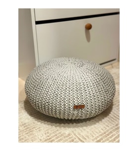 50x25 el örgüsü dekoratif puf