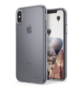 Ringke Air iPhone X ile Uyumlu KIlıf Smoke Black Ultra Hafif Esnek İnce Renkli Transparan 1.04 mm
