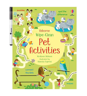 Wipe-Clean Pet Activities Usborne Publishing