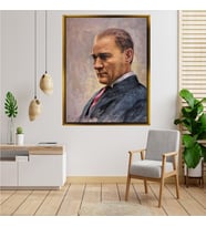 ÇERÇEVELİ ATATÜRK TABLO S387