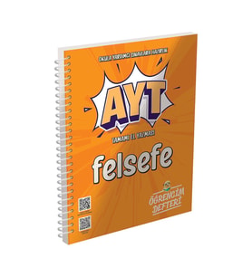 AYT Felsefe Grubu Öğrencim Defteri Murat Yayınları
