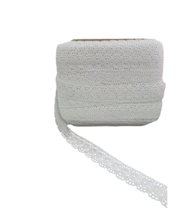 Kopanaki Dantel En 4 Cm Beyaz 5 Metre