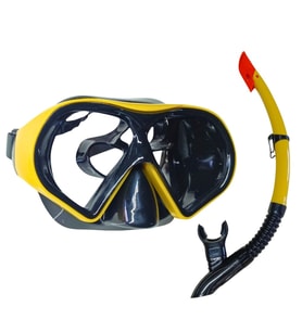 Mulvxgrbz  Grz02 Star Diving Dalış Maskesi Ve Snorkel Yetişkin - 51713-Sari (Mulvix)