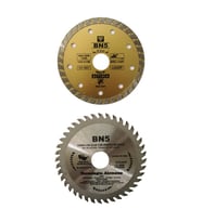 Bn5 Ahşap Kesici Mermer Fayans Kesme 115 Mm Disk Seti Spiral Taşlama