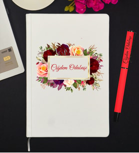 Doğumgünü Hediyesi, Anneye Hediye, Arkadaşa Hediye, Sevgiliye Hediye Kişiye Özel Defter Hediye Seti