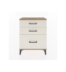 Arges Komodin 3 Çekmeceli 60x30x80 Çam-Aytaşı