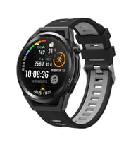 Xiaomi Redmi Watch 5 Active / Watch 5 Lite Uyumlu Suya Karşı Dayanıklı Ayarlanabilir Delikli Silikon (Siyah-Gri)