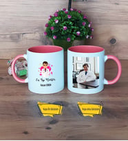 En İyi Doktor Kupa Bardak Pembe Fotoğraflı Tıp Bayramı Hediyesi