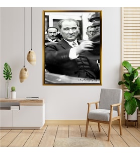 ÇERÇEVELİ ATATÜRK TABLO S398