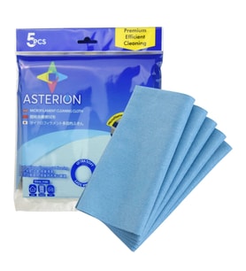 Asterion Mikrofilament Mavi Temizlik Bezi 40x40 cm 10'lu