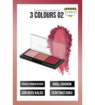 New Well Porcelain Make Up 3lü Far Paleti No02