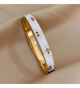 MK TASARIM ÇELİK BİLEKLİK MODEL-1 (Gold)