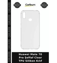 Huawei Mate 70 Pro Şeffaf Clear TPU Silikon Kılıf Aksesuar Parça Koruyucu