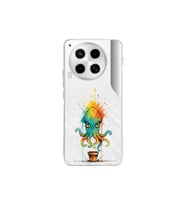 Tecno Camon 30 ile uyumlu Splash ahtapot tasarımlı şeffaf silikon kılıf