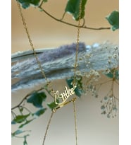 Kişiye Özel 925 Ayar Gümüş Nike Kolye (Gold)