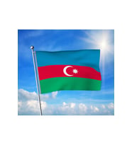 Azerbaycan Bayrağı Premium Raşel Kumaş 100x150 cm
