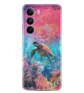 Realme C75 Kılıf Boutique Baskılı Resimli Kaplumbağa Pcode -065