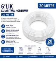 6’Lık Su Arıtma Hortumu 20 Metre 608506026