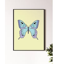 Kelebek Tasarımlı 24*33 cm 350 gr. Kuşe Kağıt Poster PYTKPSTR050
