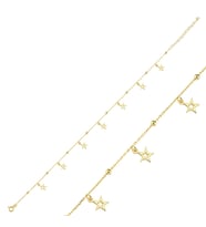Yıldız Altın Kaplama Bileklik BLK2 (Gold)
