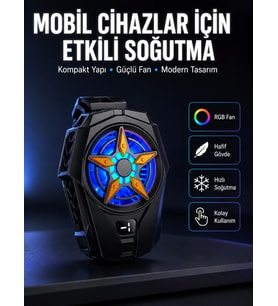 Evrensel Uyumlu Type-C Şarjlı Cep Telefonu Radyatörü Yeni Nesil