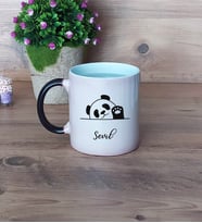 Sevimli Panda Kupa Bardak Sihirli Arkadaşa Hediye