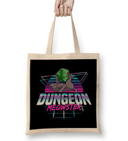 Dungeon Meowster Cute Cat Gaming Bez Çanta Uzun Saplı