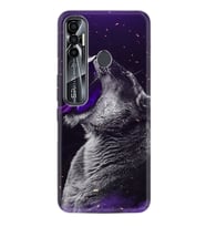 Tecno Spark 6 6 Go 8C 8 Pro 7 7 Spark 9 Pro Kılıf Desemli Silikon Purple Leopar 1750