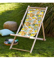 Adawall Limonlu Katlanabilir Şezlong
