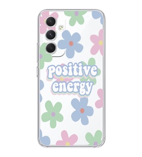 Samsung Galaxy A54 Uyumlu Positive Energy Tasarımlı Şeffaf Telefon Kılıfı