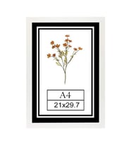 A4 21X29.7 CM Fotoğraf Çerçevesi Modern Ofis Sanat Ev Home Ofis Dekoratif Çerçeveler Ev Oturma Odası Salon Dekorasyon Resim Çerçeveleri Diploma Belge Sertifika Çerçeveleri (Beyaz)