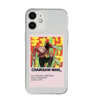 Iphone 12 Uyumlu Chainsaw Man Anime Desenli Şeffaf Telefon Kılıfı
