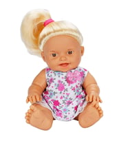 Dollz n More Nil Bebek 23 Cm Sarışın Çiçekli Elbise Gülen Surat