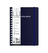 VICTORIA'S JOURNALS NOTE BENE 9262 PREMIUM NOTEBOOK SPİRALLİ SERT KAPAK A5 100gr.160 SYF. ÇİZGİLİ DE