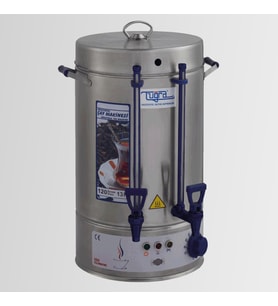 Tuğra Elektrikli Semaver 120 Bardak 13 Litre Çay Makinesi Otomatı Çaycı Krom
