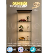 Şerit LED LED Bar Aydınlatma Seti 4’lü 35cm Günışığı Işık Şeffaf Kablo Tak Çalıştır Anahtarlı